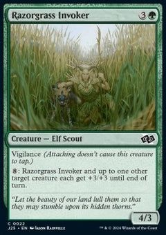 Razorgrass Invoker - Foundations Jumpstart (Common) [J25-22]