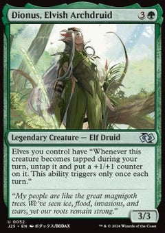 Dionus, Elvish Archdruid⁣ - Foundations Jumpstart⁣ (Uncommon)⁣ [52]