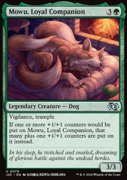 Mowu, Loyal Companion - Foundations Jumpstart (Uncommon) [J25-79]