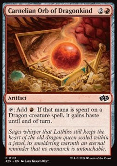 Carnelian Orb of Dragonkind - Foundations Jumpstart (Common) [J25-131]