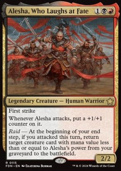 Alesha, Who Laughs at Fate - Magic: The Gathering Foundations (Rare) [FDN-115]