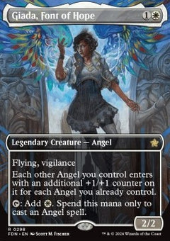 Giada, Font of Hope (V.1) - Magic: The Gathering Foundations: Extras (Rare) [XFDN-298]