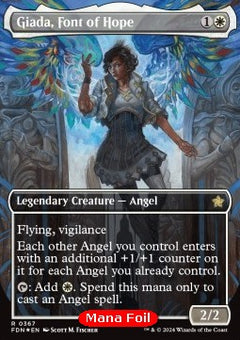 Giada, Font of Hope (V.2)⁣ - Magic: The Gathering Foundations: Extras⁣ (Rare)⁣ [367]