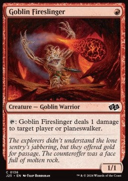 Goblin Fireslinger - Foundations Jumpstart (Common) [J25-136]