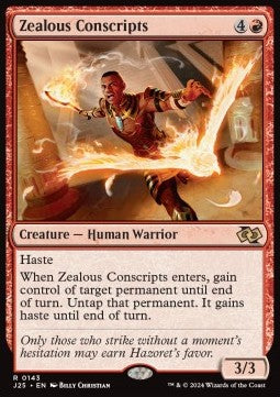 Zealous Conscripts⁣ - Foundations Jumpstart⁣ (Rare)⁣ [143]