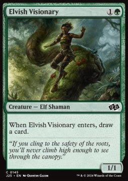 Elvish Visionary - Foundations Jumpstart (Common) [J25-145]