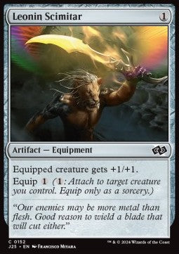 Leonin Scimitar - Foundations Jumpstart (Common) [J25-152]