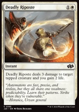 Deadly Riposte - Foundations Jumpstart (Common) [J25-185]