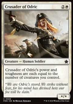 Crusader of Odric⁣ - Magic: The Gathering Foundations: Starter Collection⁣ (Common)⁣ [569]