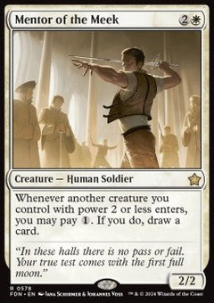 Mentor of the Meek⁣ - Magic: The Gathering Foundations: Starter Collection⁣ (Rare)⁣ [578]
