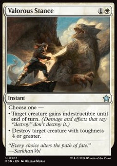 Valorous Stance⁣ - Magic: The Gathering Foundations: Starter Collection⁣ (Uncommon)⁣ [583]