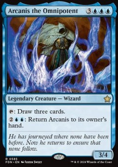 Arcanis the Omnipotent⁣ - Magic: The Gathering Foundations: Starter Collection⁣ (Rare)⁣ [585]