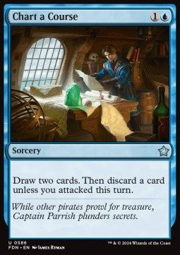 Chart a Course⁣ - Magic: The Gathering Foundations: Starter Collection⁣ (Uncommon)⁣ [586]