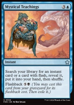 Mystical Teachings⁣ - Magic: The Gathering Foundations: Starter Collection⁣ (Uncommon)⁣ [594]
