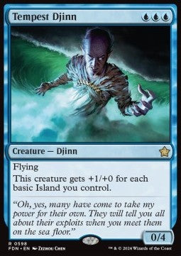 Tempest Djinn⁣ - Magic: The Gathering Foundations: Starter Collection⁣ (Rare)⁣ [598]