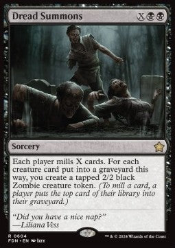 Dread Summons⁣ - Magic: The Gathering Foundations: Starter Collection⁣ (Rare)⁣ [604]