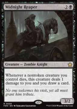 Midnight Reaper⁣ - Magic: The Gathering Foundations: Starter Collection⁣ (Rare)⁣ [609]