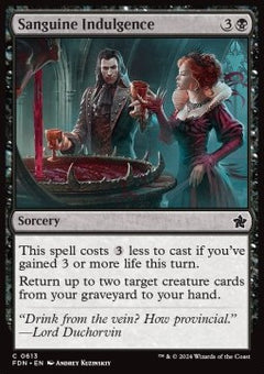 Sanguine Indulgence⁣ - Magic: The Gathering Foundations: Starter Collection⁣ (Common)⁣ [613]