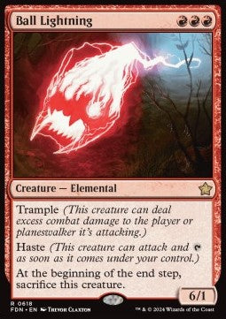 Ball Lightning⁣ - Magic: The Gathering Foundations: Starter Collection⁣ (Rare)⁣ [618]