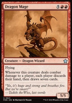 Dragon Mage⁣ - Magic: The Gathering Foundations: Starter Collection⁣ (Uncommon)⁣ [621]