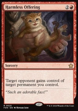 Harmless Offering⁣ - Magic: The Gathering Foundations: Starter Collection⁣ (Rare)⁣ [625]