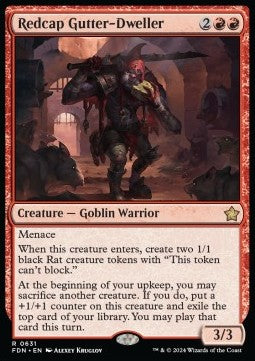 Redcap Gutter-Dweller⁣ - Magic: The Gathering Foundations: Starter Collection⁣ (Rare)⁣ [631]