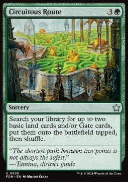 Circuitous Route⁣ - Magic: The Gathering Foundations: Starter Collection⁣ (Uncommon)⁣ [635]