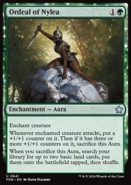Ordeal of Nylea⁣ - Magic: The Gathering Foundations: Starter Collection⁣ (Uncommon)⁣ [641]
