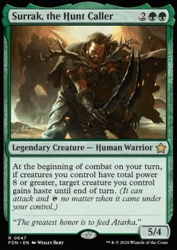 Surrak, the Hunt Caller⁣ - Magic: The Gathering Foundations: Starter Collection⁣ (Rare)⁣ [647]
