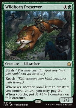 Wildborn Preserver⁣ - Magic: The Gathering Foundations: Starter Collection⁣ (Rare)⁣ [650]