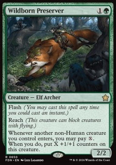 Wildborn Preserver⁣ - Magic: The Gathering Foundations: Starter Collection⁣ (Rare)⁣ [650]