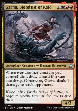 Garna, Bloodfist of Keld⁣ - Magic: The Gathering Foundations: Starter Collection⁣ (Uncommon)⁣ [658]