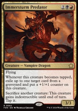 Immersturm Predator⁣ - Magic: The Gathering Foundations: Starter Collection⁣ (Rare)⁣ [660]
