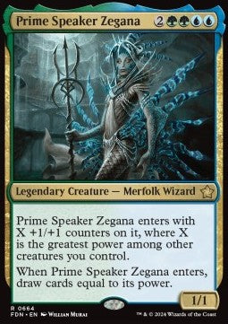 Prime Speaker Zegana⁣ - Magic: The Gathering Foundations: Starter Collection⁣ (Rare)⁣ [664]