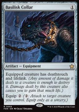 Basilisk Collar - Magic: The Gathering Foundations: Starter Collection (Rare) [SFDN-669]