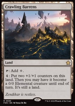 Crawling Barrens⁣ - Magic: The Gathering Foundations: Starter Collection⁣ (Rare)⁣ [685]