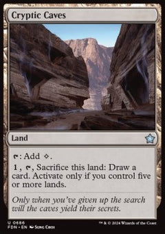 Cryptic Caves⁣ - Magic: The Gathering Foundations: Starter Collection⁣ (Uncommon)⁣ [686]