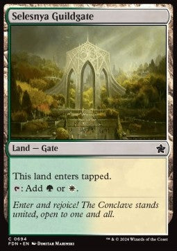 Selesnya Guildgate⁣ - Magic: The Gathering Foundations: Starter Collection⁣ (Common)⁣ [694]