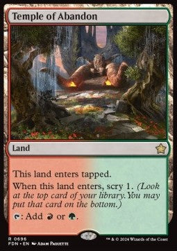 Temple of Abandon⁣ - Magic: The Gathering Foundations: Starter Collection⁣ (Rare)⁣ [696]