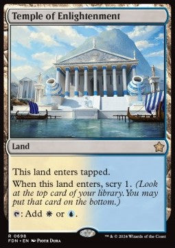 Temple of Enlightenment⁣ - Magic: The Gathering Foundations: Starter Collection⁣ (Rare)⁣ [698]