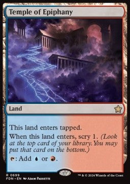 Temple of Epiphany⁣ - Magic: The Gathering Foundations: Starter Collection⁣ (Rare)⁣ [699]