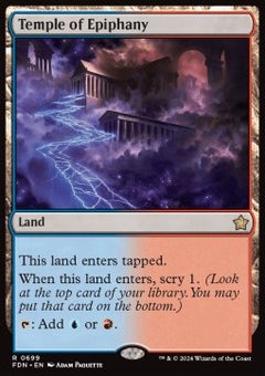 Temple of Epiphany⁣ - Magic: The Gathering Foundations: Starter Collection⁣ (Rare)⁣ [699]