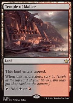 Temple of Malice⁣ - Magic: The Gathering Foundations: Starter Collection⁣ (Rare)⁣ [701]