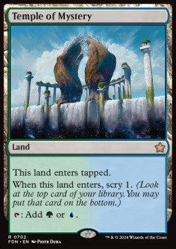 Temple of Mystery⁣ - Magic: The Gathering Foundations: Starter Collection⁣ (Rare)⁣ [702]