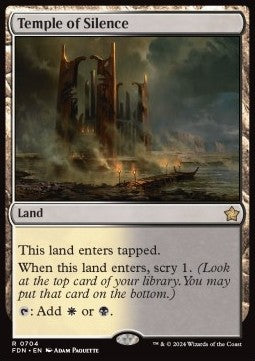 Temple of Silence⁣ - Magic: The Gathering Foundations: Starter Collection⁣ (Rare)⁣ [704]