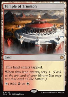 Temple of Triumph⁣ - Magic: The Gathering Foundations: Starter Collection⁣ (Rare)⁣ [705]
