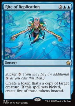Rite of Replication - Magic: The Gathering Foundations: Starter Collection (Rare) [SFDN-711]