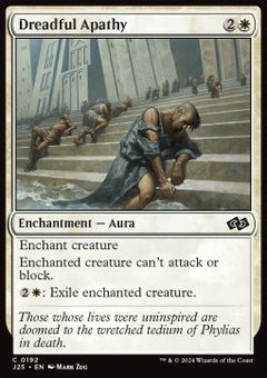 Dreadful Apathy - Foundations Jumpstart (Common) [J25-192]