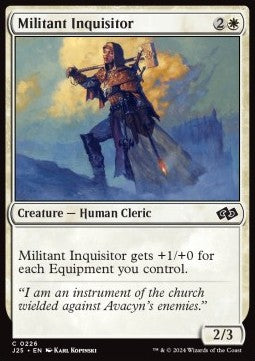 Militant Inquisitor - Foundations Jumpstart (Common) [J25-226]