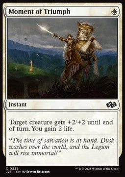 Moment of Triumph - Foundations Jumpstart (Common) [J25-229]